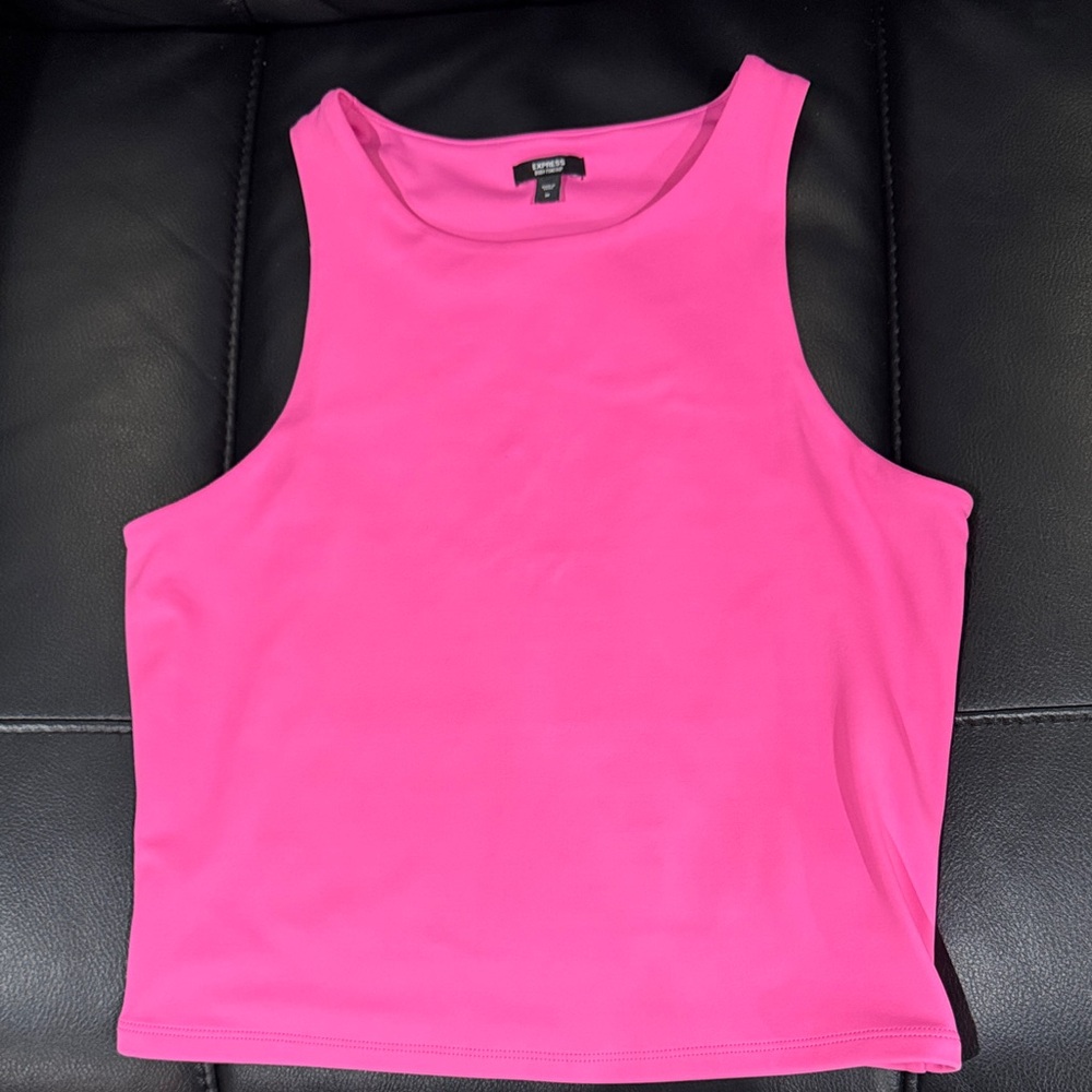 Express Vibrant Pink Tank Top